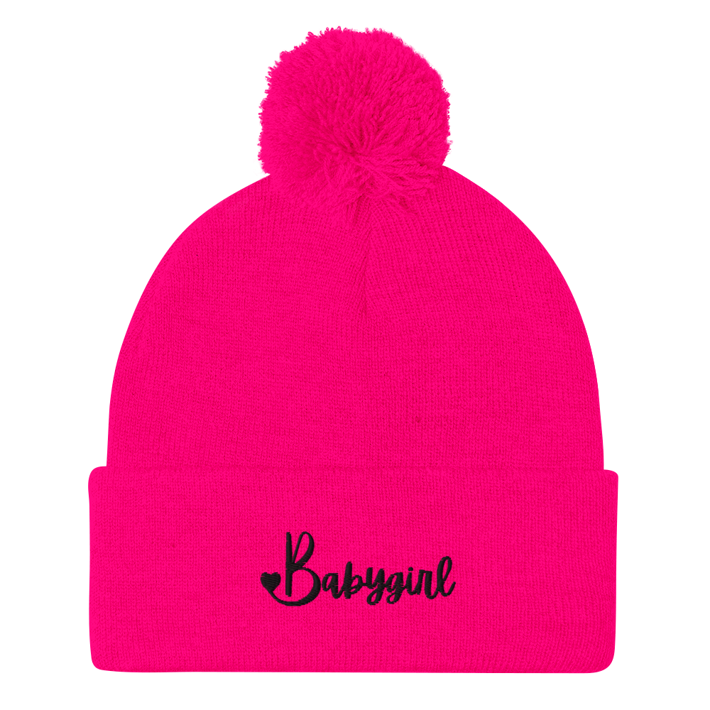 Babygirl Pom-Pom Beanie