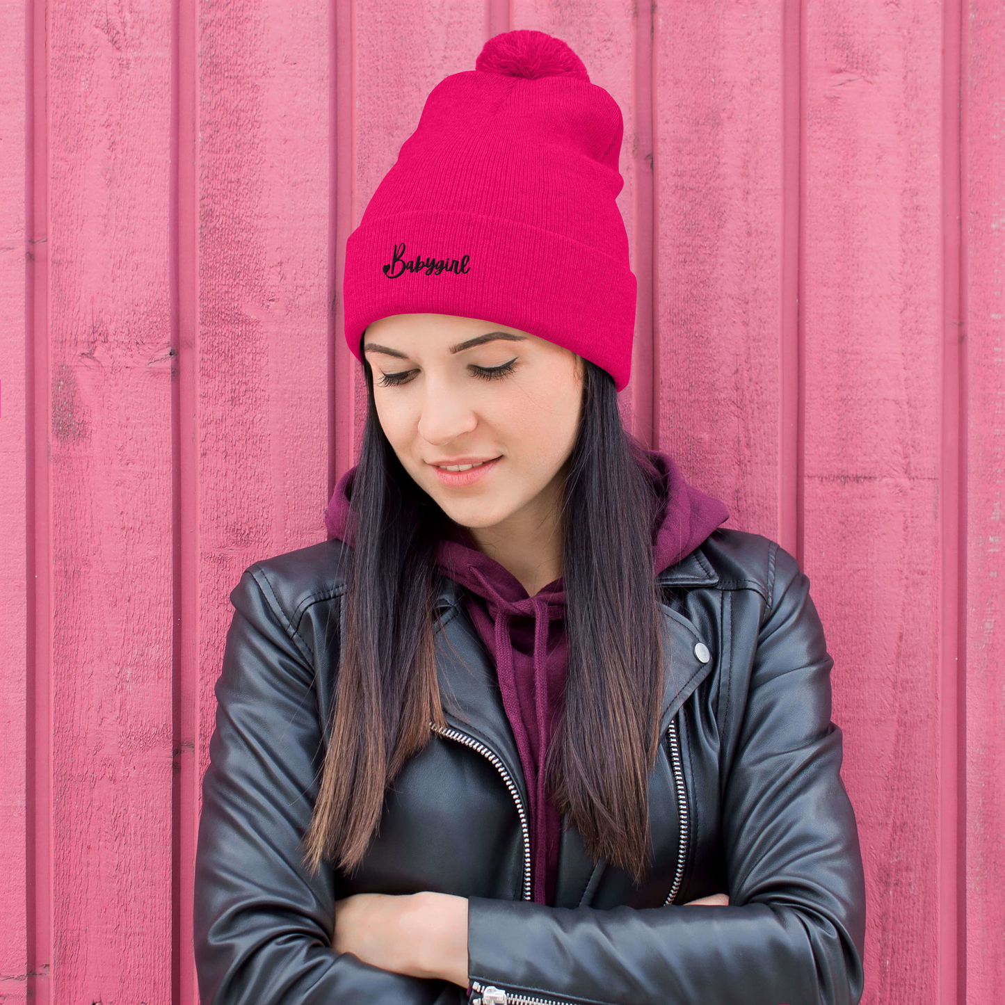 Babygirl Pom-Pom Beanie